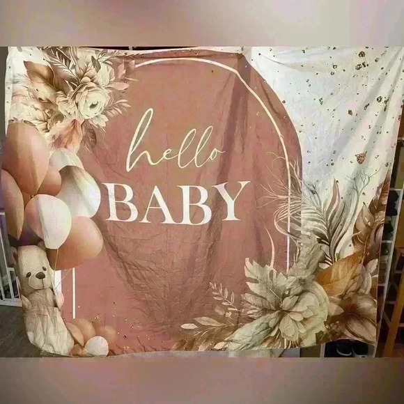 InMemory Other - Boho Baby Shower Backdrop NIP